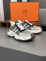 Hermès Men's High-Top Casual Sneakers - Image 3