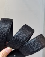 Ferragamo Classic Grainy Leather Belt - Image 6