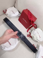 Ferragamo Men's Belt (NFC) 3.5cm High-End Customized Version - Image 7