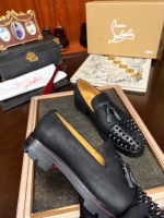 Christian Louboutin Red-Sole Leather Shoes - Image 4