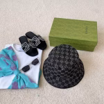 Gucci new color 2022 new bucket hat - Image 5