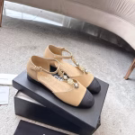 CHANEL Classic Spring/Summer Double C Buckle Pearl Camellia T-Strap Mary Jane Shoes - Image 9