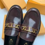 TOD'S 2025 New Small Chain T-Buckle Retro Loafers - Image 2