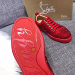CL Low-Top Series Red Unisex Sneakers - Image 3