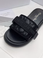 Dior 2025 Letter Jacquard Webbing Platform Slides - Image 7
