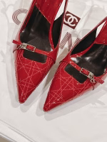 Dior Spring-Summer New Vintage Embroidered High-Heel Shoes - Image 10