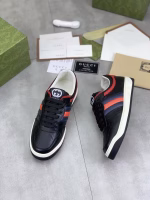 GUCCI High-Top Calfskin Perforated Series Casual Shoes - Image 4