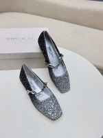 Jimmy Choo ROSALIA Chain-Embellished Ballet Mary Jane Flats - Image 8