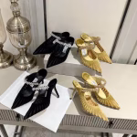 Jimmy Choo Exclusive Diamond Chain High-Heeled Shoes