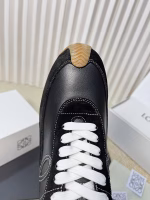 LOEWE Platform Color-Block German Training Sneakers / Retro Running-Inspired Sneakers / White Sneakers - Image 2