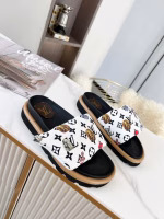 LV 2022 Spring-Summer New Arrival – The Latest Counter Version Down Slippers - Image 3