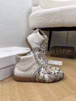 Maison Margiela 2025 Spring/Summer New Graffiti Couple's Mid-Top German Training Sneakers - Image 2