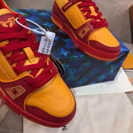 LV Louis Vuitton couple's basketball skate shoes - Image 4