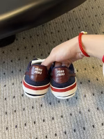 Miu Miu Women's 2025 Spring-Summer New Runway Trainer Casual Shoes - Image 10