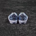 Vans Denim Blue and White Paisley Canvas Shoes - Image 8