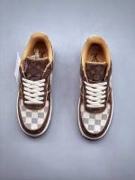 LV Louis Vuitton ultra-luxury collaboration LV x Air Force 1 sneakers - Image 3