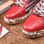 BURBERRY men's casual shoes made of South African ostrich leather - Image 5