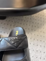 Prada 2025 Spring-Summer New Platform Velcro Two-Strap Sandal Mules - Image 8