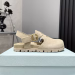 Prada 2025 Classic Casual Shoe Collection - Retro Flat Sandals