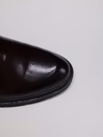 PRADA Slim-fit Business Leather Shoes with Soft Finish - Image 5