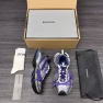Balenciaga Phantom Sneaker 3XL Generation 10 Silver-Gray-Purple Distressed Trendy Running Shoes - Image 7