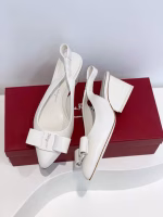 Ferragamo 2021 New Viva Collection Slingback Block Heel Sandals - Image 3