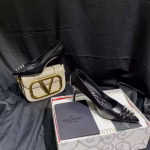 Valentino's Latest Rockstud Alcive Bronze Studded Mules