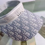 Dior Gray Letter-Print Sun Hat - Image 5