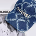 Chanel Vintage-Inspired Embroidered Baseball Cap - Image 4