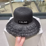 Celine 2022 Summer New Style Straw Hat - Image 3