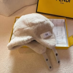 Fendi New Style Lei Feng Hat - Autumn & Winter Beanie with Ear Flaps - Image 5