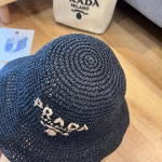 PRADA 2025 Summer Foldable Straw Hat - Image 5