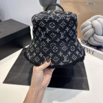 LV Louis Vuitton Denim Bucket Hat