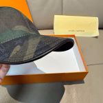 LV Louis Vuitton Camouflage Baseball Cap - Image 5