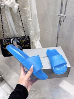 BALENCIAGA x Crocs Pool Collaboration Chunky-Soled Slides / Rubber Slides - Image 9