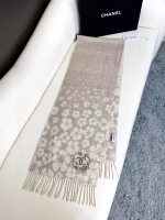 Chanel 2025 Autumn/Winter Unisex High-end Cashmere Knit Scarf - Image 8