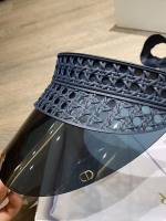Dior 3D Rattan Woven Visor Hat - Image 4