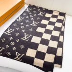 LV Louis Vuitton 100% Imported Knitted Cashmere Scarf - Image 10