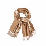 LV Louis Vuitton Lock and Keys Women's Scarf - Image 4