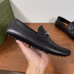 Gucci Men's Slip-On Horsebit Driving Shoes - Image 4