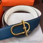 Hermès Epsom Double-Sided Calfskin Men's Belt
