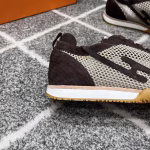 Hermès Men's Cowhide Patchwork Casual Athletic Sneakers - Image 6