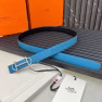 Hermès Metal Buckle Belt with Reversible Swift & Epsom Calfskin Leather - Image 3
