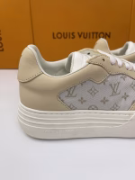 Louis Vuitton Time Out Couples' Patchwork Denim Sneakers - Image 4