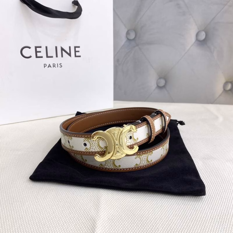 5 Celine New Arrival: Women's Belt with Three-Dimensional Buoy Pin Buckle - Image 1