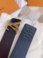 LV New Men's Belt with Overlapping Letter Buckle (Purchasing Agent Grade) - Image 6