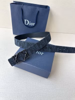 DIOR 3.5cm Width Stainless Steel Buckle Belt - Image 5