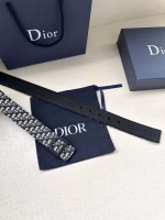 Dior Men's Oblique Print Belt - Image 5