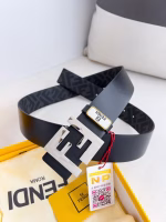 FENDI Classic Double-sided Top Grain Cowhide Belt - Image 7