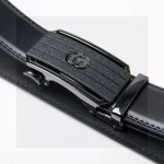 Gucci Matte-Finished Hollowed-Out Automatic Buckle Belt - Image 2